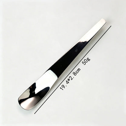 🥄50% OFF NOW! Long-Handle 316L Stainless Steel Dessert Spoon – Wide Shallow Scoop, Multipurpose Metal Spoon for Ice Cream, Jam, Yogurt, Cake & Daily Kitchen Use