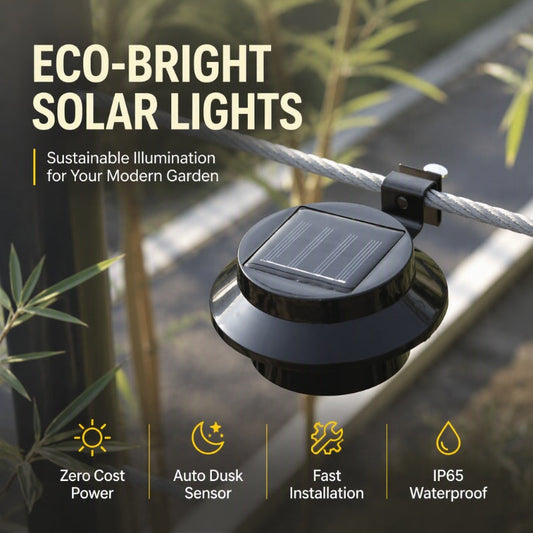 ☀️50% OFF NOW! Outdoor Waterproof Solar LED Gutter Wall Lights – Auto Dusk Sensor Solar Fence Eaves Lamp, Zero Electricity Cost, Easy Clip-on Installation for Garden Patio Yard