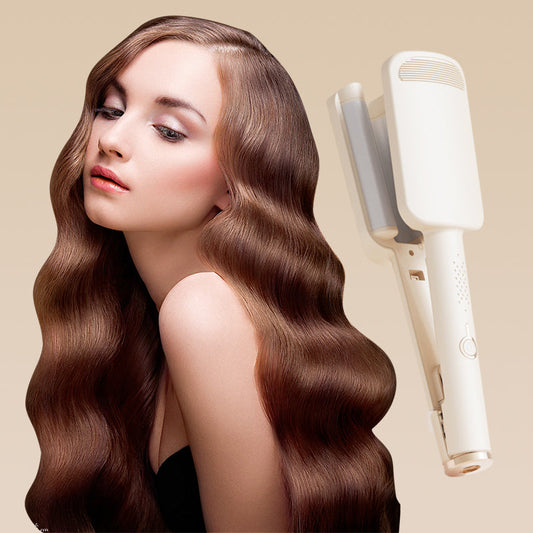 💇50% OFF NOW! 32MM Wavy Hair Curler – Deep Wave Hair Waver, Fast Heating Ceramic Hair Curling Iron, Salon-Style Beach Waves Hairstyle Tool for Home Use