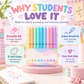 ✨50% OFF NOW! 9 Colors Macaron Erasable Gel Pen Set – Retractable Erasable Writing Pens, Cute Pastel Ink Pens for Journaling, Note Taking, Planner & School Supplies for Students
