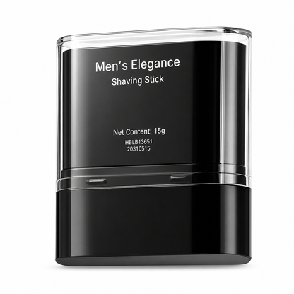 🔥50% OFF NOW! Men's 3-in-1 Elegance Shaving Stick – Solid Shave Lather Stick with Natural Moisturizing Oils, Instant Skin Protection for Smooth Shave, Portable Shaving Balm Stick for Daily Grooming