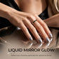 ✨ 50% OFF NOW! No-Bake Galaxy Chrome Silver Nail Polish – Air Dry Mirror Shine Nail Varnish, Salon Metallic Mirror Finish, No UV Lamp Needed for DIY Nail Art