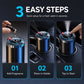 🚗 50% OFF NOW! AI Smart Car Aromatherapy Diffuser – Ultrasonic Nano Mist Car Scent Machine, Auto Start-Stop, Starry Sky Light, Portable Cup Holder Fragrance Diffuser for Vehicles