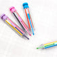 🖍️ 50% OFF NOW! 8-in-1 Press-on Multicolor Crayon – Retractable Compact Creative Drawing Pen, 8 Bright Colors in One, Portable Art Supply for Kids Drawing & Doodle