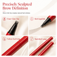 ✍️ 50% OFF NOW! 4-Tip Liquid Eyebrow Pen – Microblading Effect Brow Pen, Creates Realistic Hair-Like Strokes, Long Lasting Waterproof Eyebrow Makeup