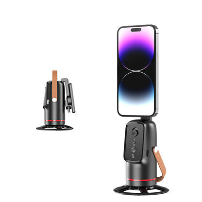 📱50% OFF NOW! Auto Face Tracking Phone Holder, Gesture Control 3-Axis Gimbal Stabilizer, Smart Auto Rotating Phone Stand for Live Streaming, Vlog Shooting & Video Recording