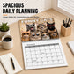 🐱 50% OFF NOW! 2027 Funny Cats Wall Calendar – Humorous Kitty Photo Desk Calendar, Large Monthly Grid, Twin-Wire Binding, Cute Cat Art Decor for Home & Office