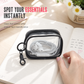 👛50% OFF NOW! Visible Mini Transparent Accessories Pouch – Clear PVC Clip-On Zipper Storage Bag, Portable Keychain Mini Case for Small Gadgets & Tiny Items