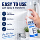 🎨50% OFF NOW! Tile Renewal Spray Paint, 100ml 3 Colors – Waterproof Tile Coating Spray, Fast Drying Bathroom Kitchen Tile Recolor Paint for Tile Restoration