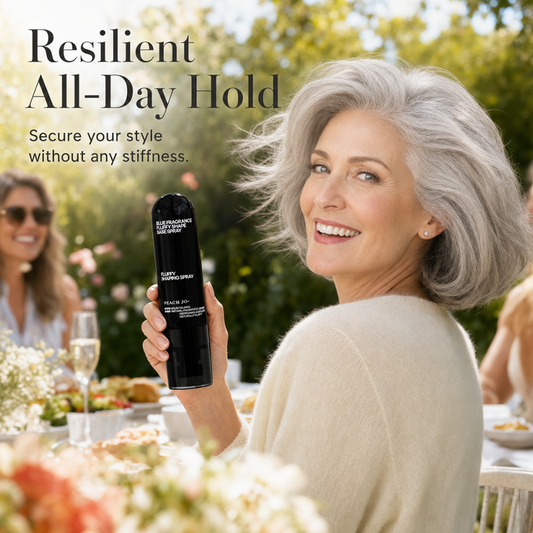 💖LAST DAY SALE 50% OFF!!💪Natural Lift, Peach Fragrance🌸 Volumizing Hair Styling Spray – For Mature Hair & All-Day Hold | Lightweight, Non-Sticky & Adds Volume ✨