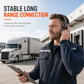 🎧50% OFF NOW! Wireless Bluetooth Headset with ENC Noise Cancelling Mic, Auto Pairing Headphone for Truck Drivers & Call Center Customer Service