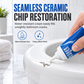 🚽50% OFF NOW! White Toilet Porcelain Repair Cream – 60ml Waterproof Chip Scratch Repair Paste, Restore Ceramic Sink Bathtub & Tile Surface