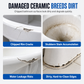 🚽50% OFF NOW! White Toilet Porcelain Repair Cream – 60ml Waterproof Chip Scratch Repair Paste, Restore Ceramic Sink Bathtub & Tile Surface