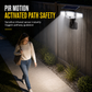 🔦50% OFF NOW! 3-Head Solar Security Light – Rotatable Panels Motion Sensor Outdoor LED Light, IP65 Waterproof, Bright Solar Flood Light for Yard, Garden & Fence