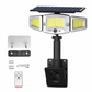 🔦50% OFF NOW! 3-Head Solar Security Light – Rotatable Panels Motion Sensor Outdoor LED Light, IP65 Waterproof, Bright Solar Flood Light for Yard, Garden & Fence