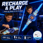 ⚔️50% OFF NOW! Rechargeable Double-Blade Light Up Sword – Retractable Spinning LED Toy Sword with Motion Sound Effects, 24 Color Light Modes, Type-C Rechargeable Kids Light Sword for Boys Party & Role Play