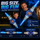 ⚔️50% OFF NOW! Rechargeable Double-Blade Light Up Sword – Retractable Spinning LED Toy Sword with Motion Sound Effects, 24 Color Light Modes, Type-C Rechargeable Kids Light Sword for Boys Party & Role Play