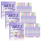 💅50% OFF NOW! 12 Colors DIY Nail Art Marker Pen Set – Water-Based Quick Dry Nail Drawing Pens, Solid Color Nail Art Markers for Nail DIY Painting & Nail Decorations