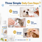 🐾50% OFF NOW! Pet Tear Stain Remover Cream – Gentle Botanical Eye Cleansing Cream, Safe Mild Formula for Dogs & Cats, Remove Tear Marks & Brighten Pet Eye Area