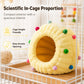 🐦50% OFF NOW! Soft Comfortable Hanging Bird Bed – Warm Thickened Plush Parrot Nest, Anti-Collapse Frame Stable Fixation Winter Bird Cave for Budgies, Parakeets & Small Birds