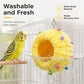 🐦50% OFF NOW! Soft Comfortable Hanging Bird Bed – Warm Thickened Plush Parrot Nest, Anti-Collapse Frame Stable Fixation Winter Bird Cave for Budgies, Parakeets & Small Birds