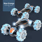 🚗50% OFF NOW! Gesture & Remote Control Transform Stunt RC Car – Dual Mode Hand Controlled RC Stunt Car with LED Lights, 360° Rotation Off-Road Toy Car for Kids