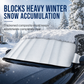 ❄️50% OFF NOW! Double-Sided Windshield Snow Cover – Thickened Aluminum Foil Winter Car Windshield Shield, Secure Side Flaps Anti-Frost Anti-Ice Sun Protection Cover for Most Vehicles