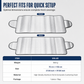 ❄️50% OFF NOW! Double-Sided Windshield Snow Cover – Thickened Aluminum Foil Winter Car Windshield Shield, Secure Side Flaps Anti-Frost Anti-Ice Sun Protection Cover for Most Vehicles
