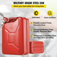 ⛽50% OFF NOW! Stainless Steel Jerrycan with Pouring Spout – Heavy-Duty Portable Fuel Can for Off-Road, Emergency & Outdoor Use