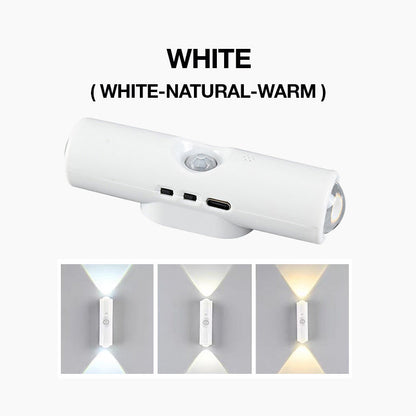 💡50% OFF NOW! Magnetic Smart Motion Sensor RGB Mood Light – Dual Side LED Wall Lamp, Rechargeable Wireless Night Light for Hallway, Bedroom, Cabinet & Decor