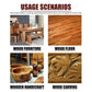 50% OFF NOW! Wood Wax Oil Wood Cleaner & Polish 3.5 Oz, Furniture Restoration Wax with Premium Brush for Wooden Surface Care