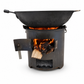 🔥50% OFF NOW! Heavy-Duty Carbon Steel Camping Stove – 3-in-1 Wood & Charcoal Burning Outdoor Combustion Stove, High-Draft Airflow Portable Camp Cooker for Camping, Backpacking & Outdoor Cooking