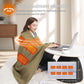 🧣50% OFF NOW! Portable Electric Heated Blanket Shawl – Soft Zipper Wearable Heating Throw for Sofa, Office & Travel