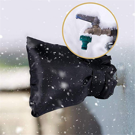 ❄️50% OFF NOW! Outdoor Waterproof Faucet Covers with Reflective Strips, Winter Freeze Protection Tap Insulation Bag