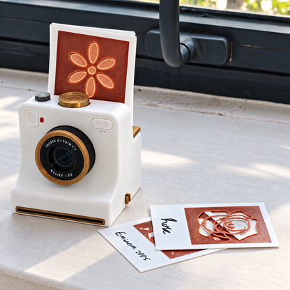 ☕50% OFF NOW! Retro Coffee Art Camera, Mechanical Latte Art Stencil Printer, DIY Custom Pattern Printing Tool for Cappuccino, Latte, Home Barista & Cafe Decor