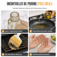 🧑‍🍳50% OFF NOW! Food Grade Silicone Oil Bottle with Brush, 2-in-1 Heat Resistant Squeeze Oil Dispenser, Precise Oil Control Oil Brush Bottle for BBQ, Grilling, Baking & Cooking