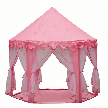 🏰50% OFF NOW! Kids Hexagonal Castle Play Tent with Mesh Curtains, Magical Princess Playhouse, Portable Indoor Play Tent, Children Game House Toy for Bedroom & Playroom