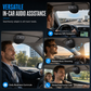 🚗50% OFF NOW! SP11 Car Sun Visor Bluetooth Hands Free Speakerphone, Vibration Auto Power On, A2DP Music Streaming, Caller ID Voice Prompt, Bluetooth 5.0 Visor Mount Speaker for Safe Driving Calls