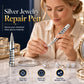 ✨50% OFF NOW! Silver Jewelry Repair Touch-Up Pen, Restore Brilliant Silver Luster, Quick-Drying, Precision Fiber Tip, Hide Scratches on Silver Rings Necklaces Bracelets