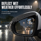 🚗50% OFF NOW! Adjustable Blind Spot Mirrors with Rain Visor, Carbon Fiber Rearview Mirror Rain Guard, Wide Angle Convex Mirror for Car Side Mirror, Improve Driving Safety in Rainy Days