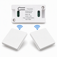 💡50% OFF NOW! Wireless Self-Adhesive Light Switch Kit – No Wiring Remote Wall Switch with Receiver, Stick Anywhere RF Light Control for Home Lighting
