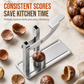 🌰50% OFF NOW! Stainless Steel Chestnut Cracker, Effortless Lever Press Nut Opener with Anti-Slip Base, Manual Chestnut Shell Cutter for Home Kitchen