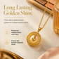 🌸50% OFF NOW! Chic Dreamcatcher Filigree Necklace for Women – Gilded Hollow Pendant Necklace with Rotating Bead, Elegant Daily Wear Jewelry Gift for Ladies