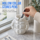 ✏️50% OFF NOW! Cute Puffer Coat 3D Pen Holder – Rainbow Gradient Jacket Shape Desk Organizer, Creative Stationery Storage Pot for Office & Home Desktop Decor
