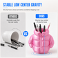 ✏️50% OFF NOW! Cute Puffer Coat 3D Pen Holder – Rainbow Gradient Jacket Shape Desk Organizer, Creative Stationery Storage Pot for Office & Home Desktop Decor