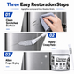 ✨🧴50% OFF NOW! Appliance Paint Repair Paste for Scratches and Chips – Non-Drip Chrome Polish Paste with Brush, Repair Stainless Steel Fridges & Metal Surfaces
