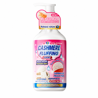 🧶50% OFF NOW! Wool Cashmere Fluffing Agent – Shrunken Sweater Reshaping Restorer, Mild Fiber Relaxing Care Liquid, Restore Size & Softness for Knit Garments