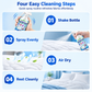 🛏️50% OFF NOW! Mattress & Bedding Freshening Spray – Deep Cleansing Fabric Mist, Odor Neutralizing Quick Dry Spray for Bed, Sofa, Pillow & Carpet