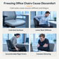 50% OFF NOW! Winter Thickened Plush Integrated Heated Seat Cushion with Backrest – Removable Washable Dual Heating Chair Pad, Warm Heating Cushion for Office & Student Desk Chairs
