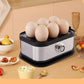 🥚50% OFF NOW! Multifunctional Egg Steamer with Clear Lid, Adjustable Cooking Modes, Fast Electric Egg Boiler for Soft, Medium, Hard Boiled Eggs